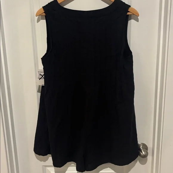 Petal & Pup Sleeveless Cotton Tie Front Romper - Picture 9 of 10